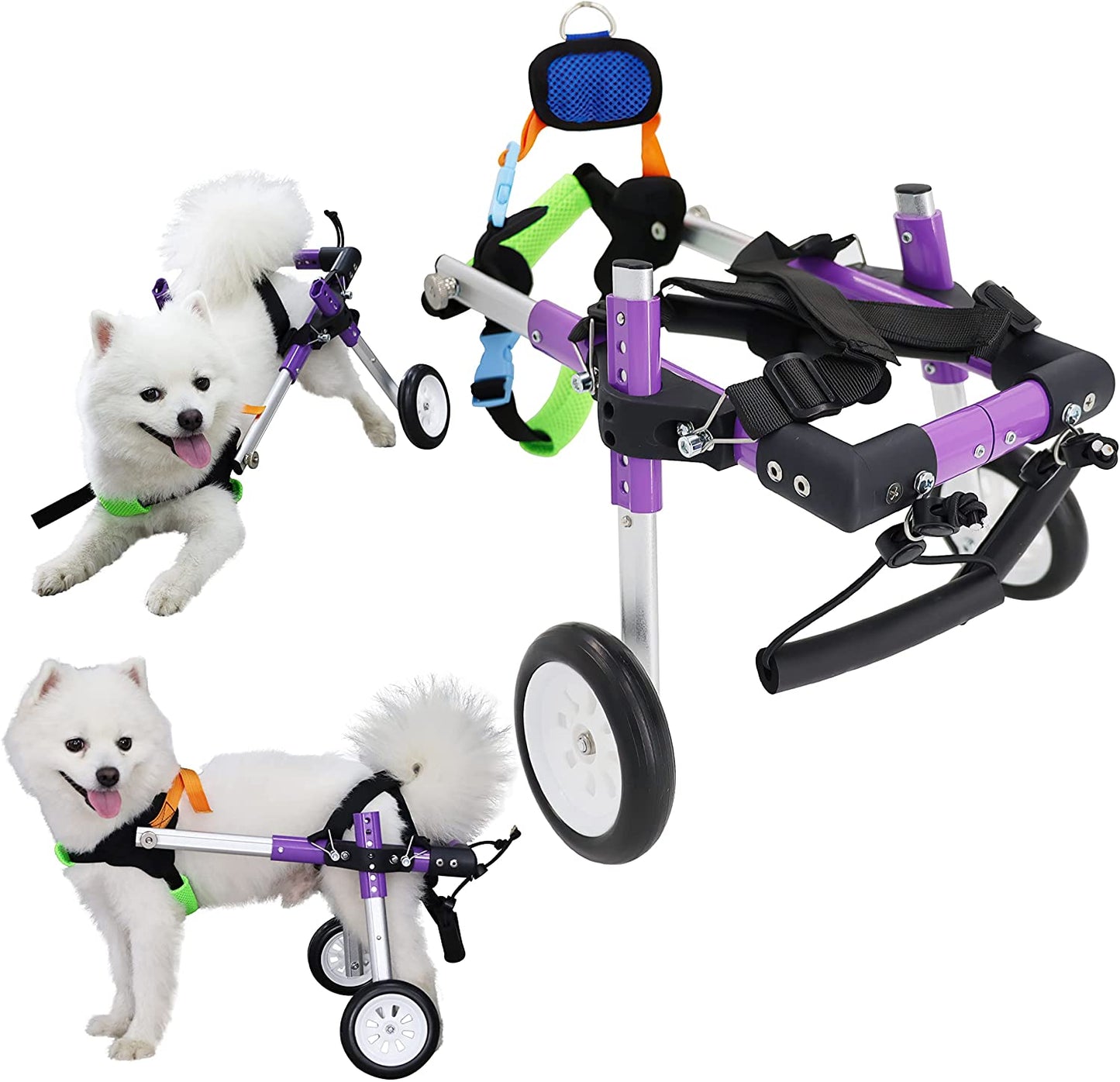 Adjustable Dog Wheelchair for Back Legs,Pet/Doggie Doggy Wheelchairs with Disabled Hind Legs Walking (XS-A)