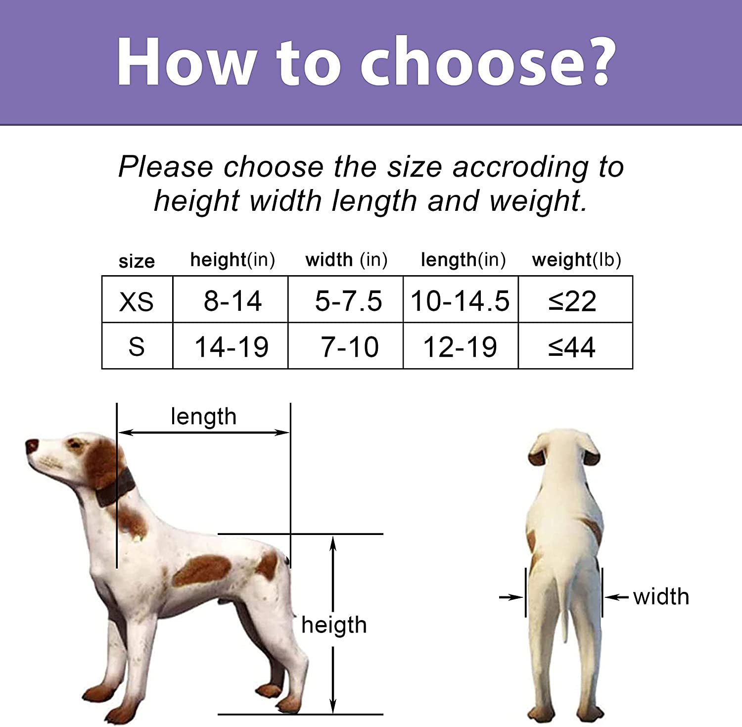 Adjustable Dog Wheelchair for Back Legs,Pet/Doggie Doggy Wheelchairs with Disabled Hind Legs Walking (XS-A)