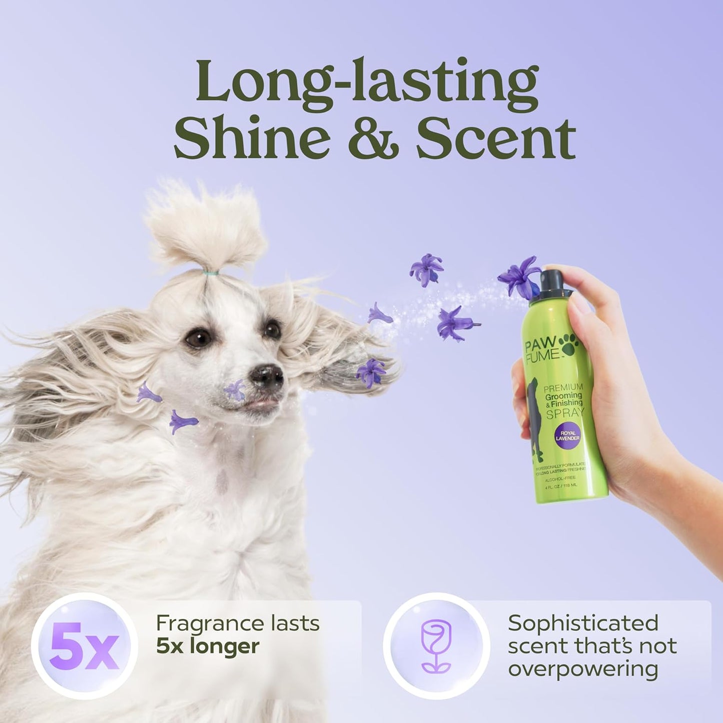 Grooming Spray Dog Spray Deodorizer Perfume for Dogs - Dog Cologne Spray Long Lasting Dog Sprays - Dog Perfume Spray Long Lasting after Bath- Dog Deodorizing Spray (Lavender)